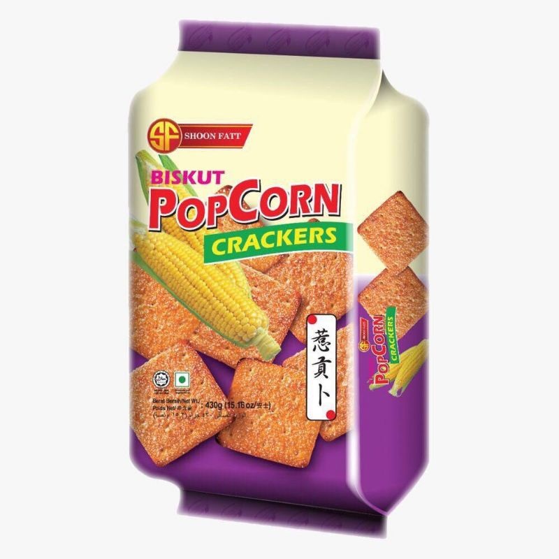 Jual Shoon Fatt Biskuit Pop Corn Crackers Biskuit Malkist Rasa Jagung