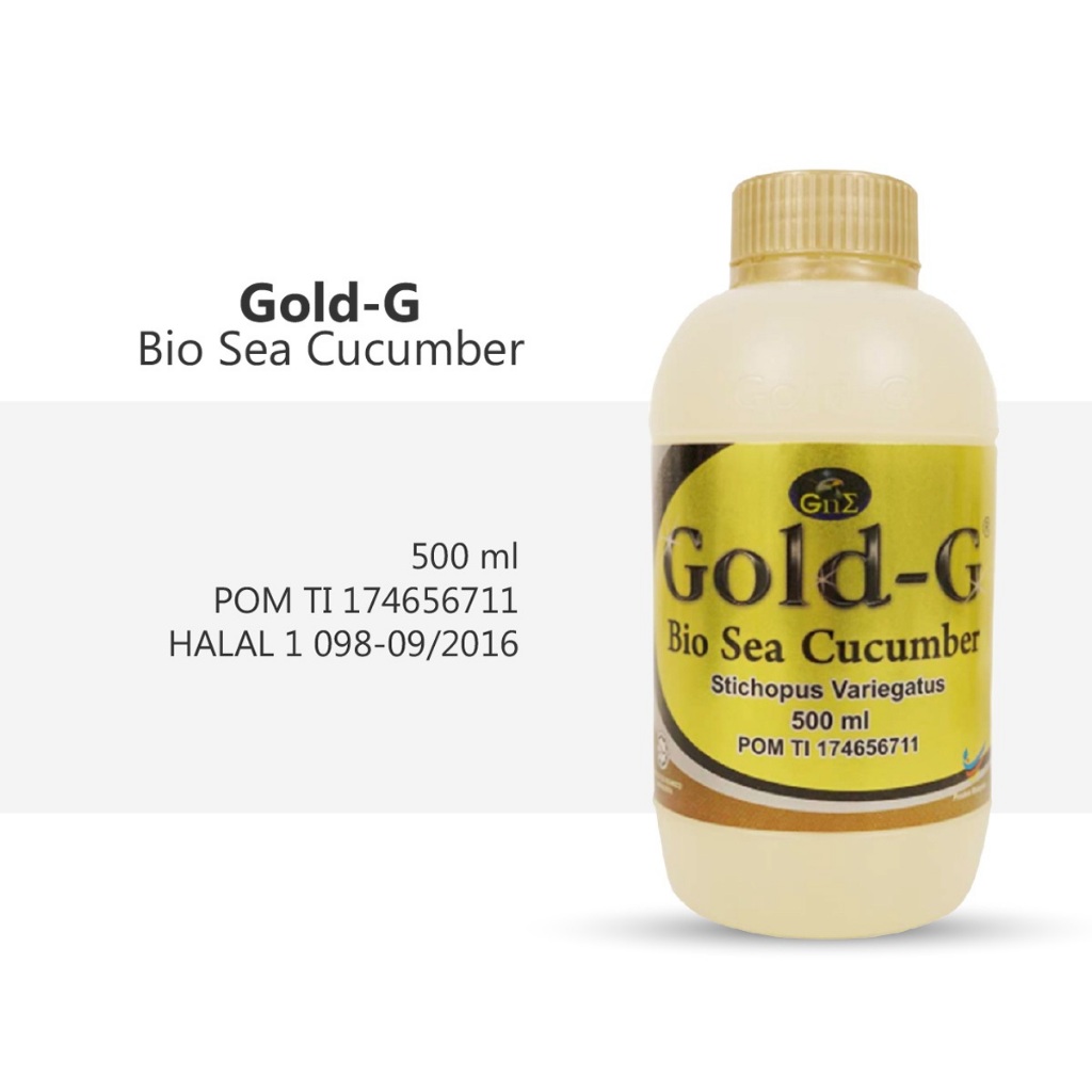 Jual Gold G Jelly Gamat Gold G Bio Sea Cucumber Ml Shopee Indonesia