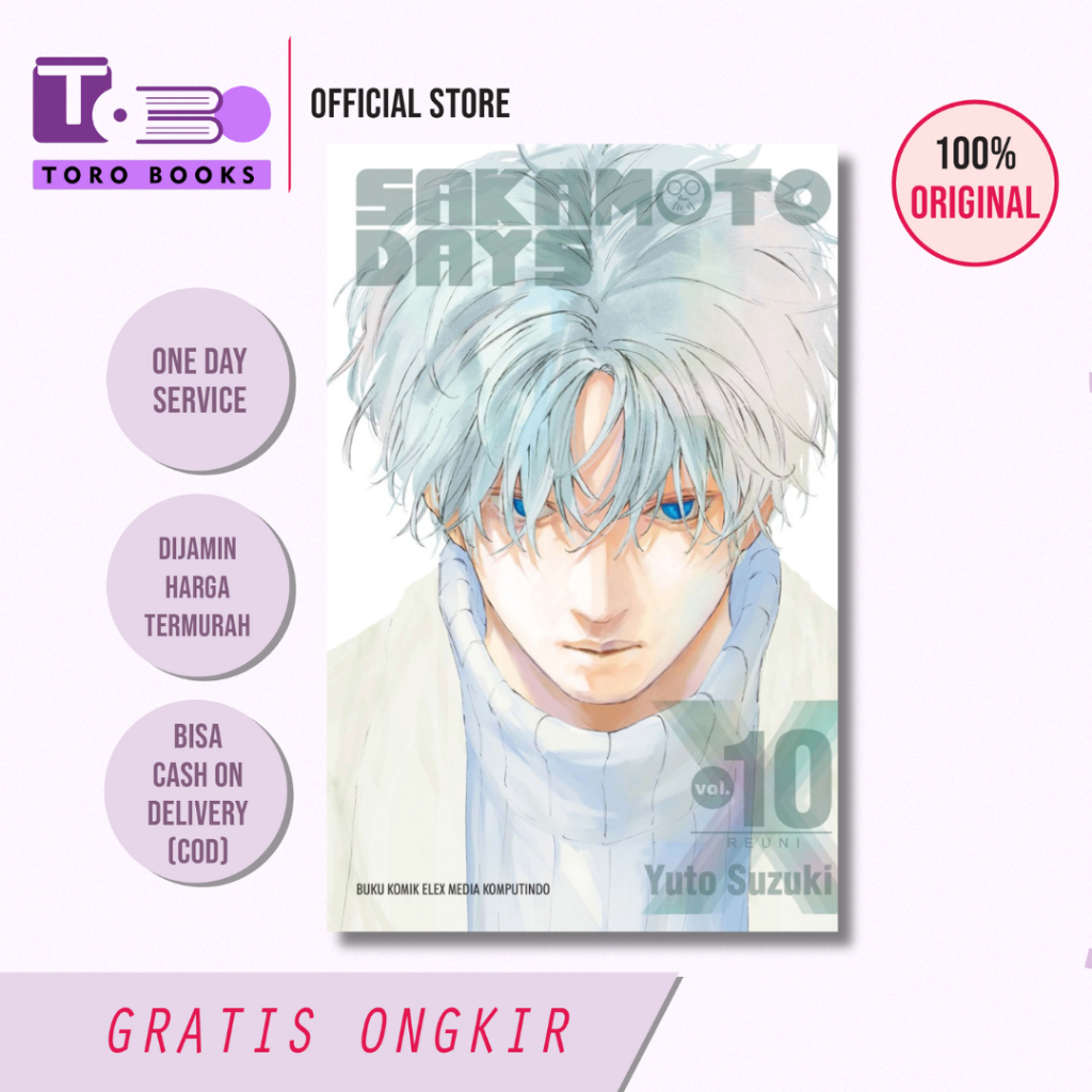 Jual KOMIK SERI Sakamoto Days 10 Yuto Suzuki Shopee Indonesia