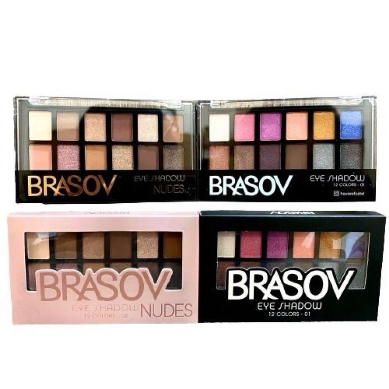 Jual BRASOV EYESHADOW WARNA VARIAN NUDE Shopee Indonesia