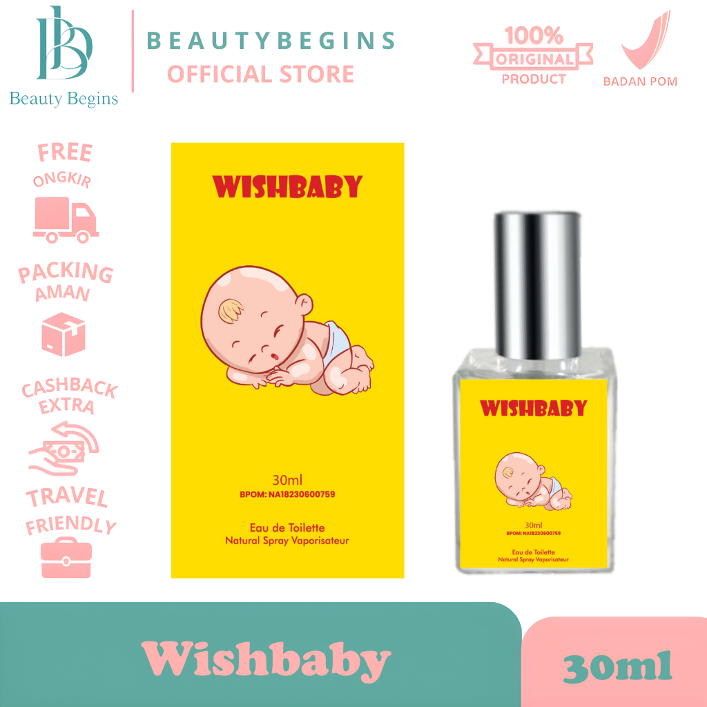 Jual BB BPOM Parfum Wishbaby 30ml Premium Parfum Wishbaby 30ml