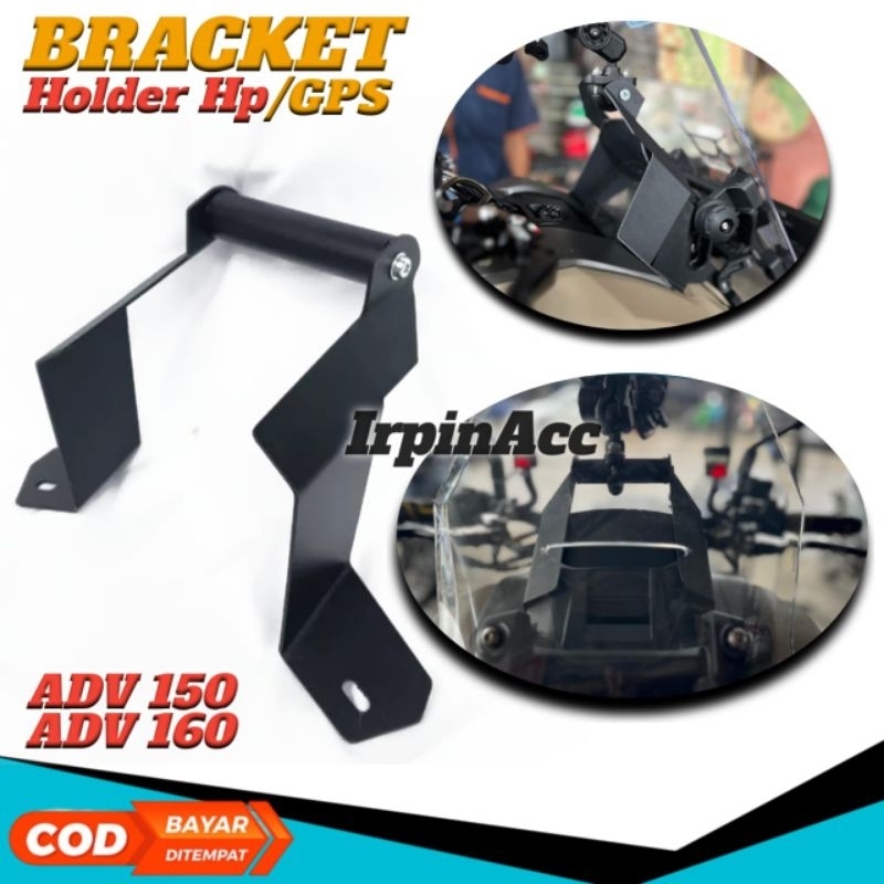 Jual Breket Gps Holder Hp Adv Adv Bracket Dudukan Holder Hp