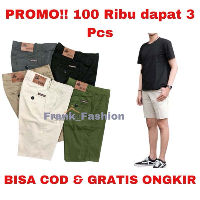 Jual Ribu Dapat Pcs Celana Chinos Pendek Pria Celana Pendek Pria