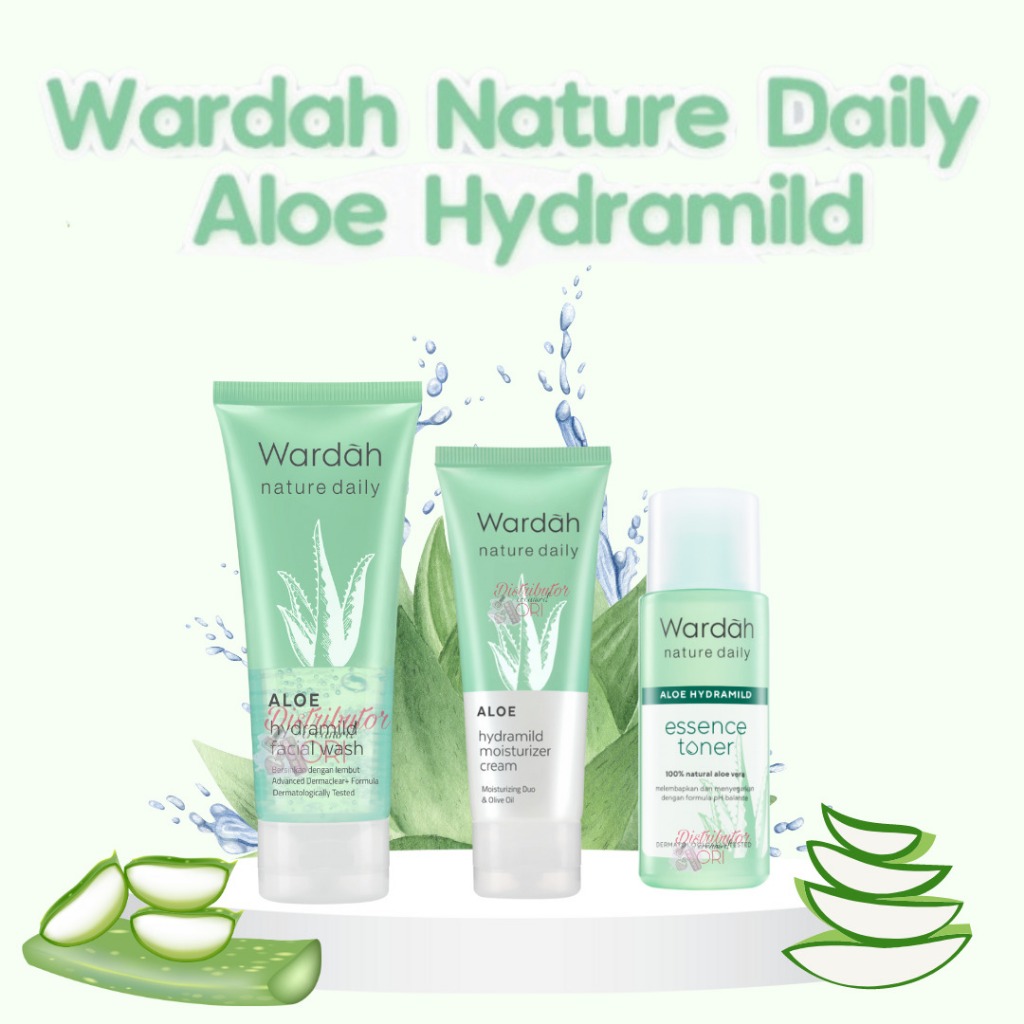 Jual WARDAH Nature Daily Aloe Vera Hydramild SERIES Facial Wash