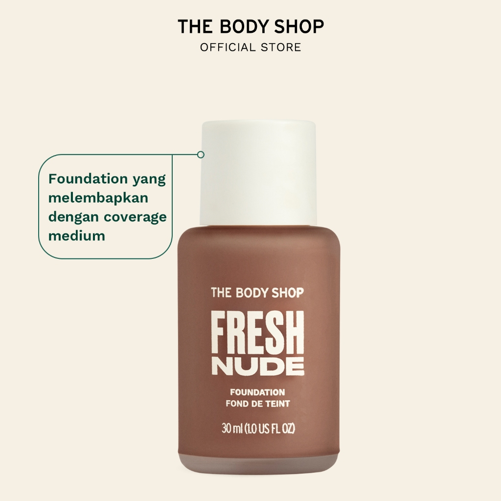 Jual The Body Shop Fresh Nude Foundation Rich 1W 30Ml Shopee Indonesia