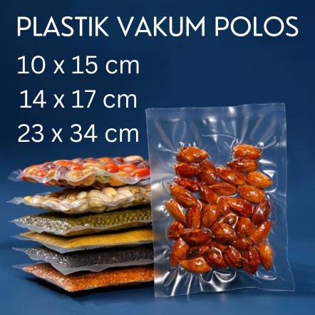 Jual X Plastik Vacuum Makanan Polos Vacuum Bag Plain Plastik