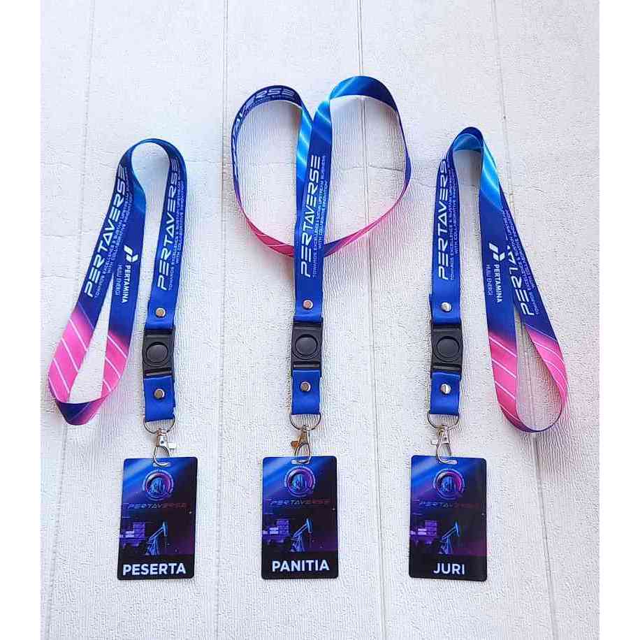 Jual Tali Lanyard Id Card Panitia Event Konser Nametag Tanda Pengenal