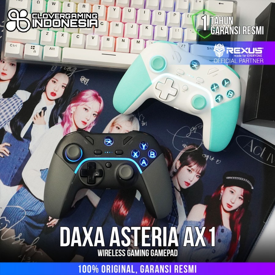 Jual Rexus Gamepad Daxa Asteria Ax Gaming Wireless Joystick Shopee