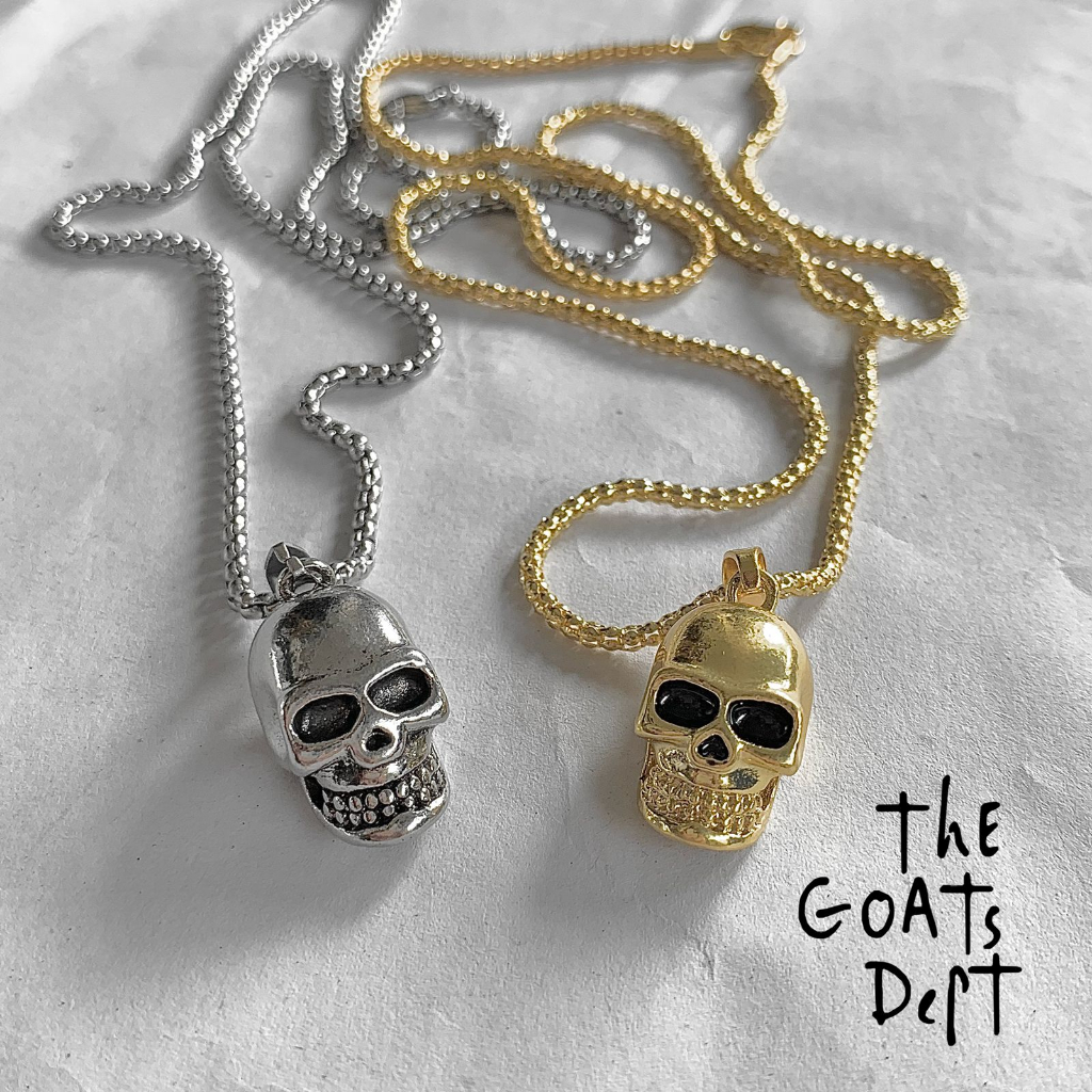 Jual The Goats Dept Old Skull Necklace Original Tgd904 Kalung Model