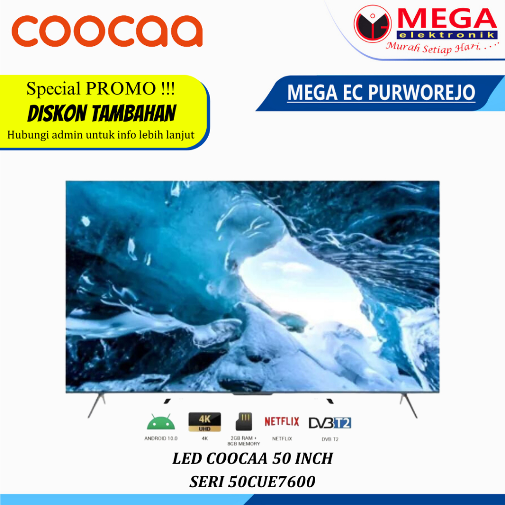 Jual Led Coocaa Seri Cue K Ultra Hd Screen Led Google Tv Inch