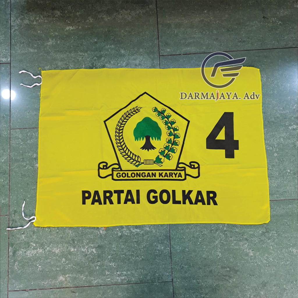 Jual Bendera Partai Golkar Ukuran X Cm Isi Pcs Shopee Indonesia