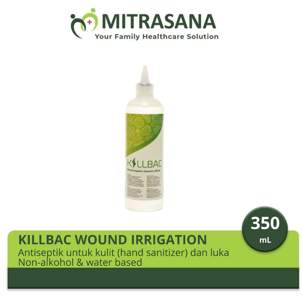 Jual Killbac Wound Irrigation Antiseptik Untuk Kulit Hand Sanitizer