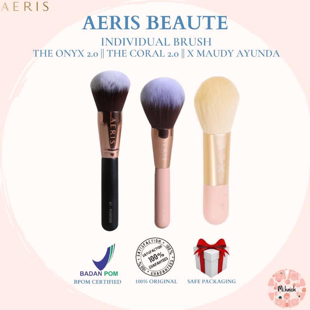 Jual AERIS BEAUTE Individual Brush The Onyx 2 0 The Coral 2 0 X