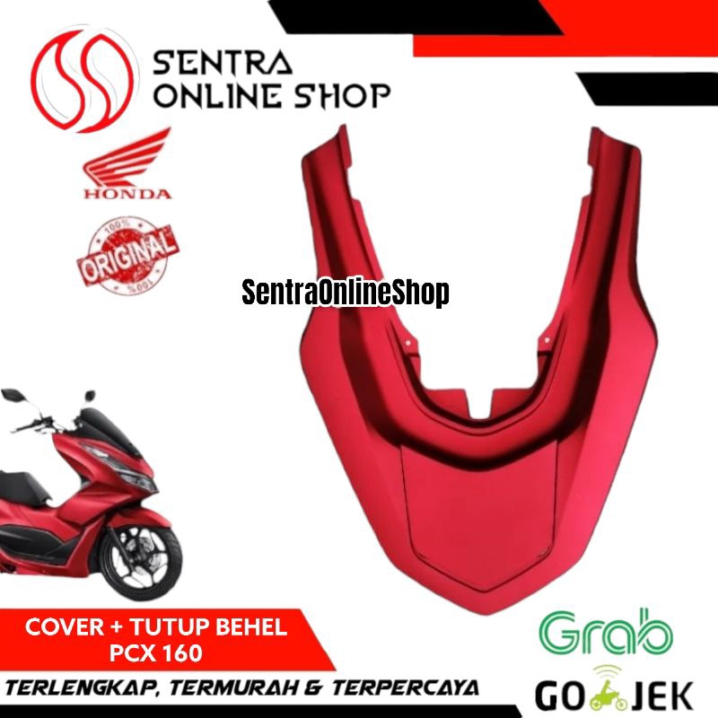 Jual Cover Behel Stop Besar Kecil Merah Doff Dop Pcx 160 Original