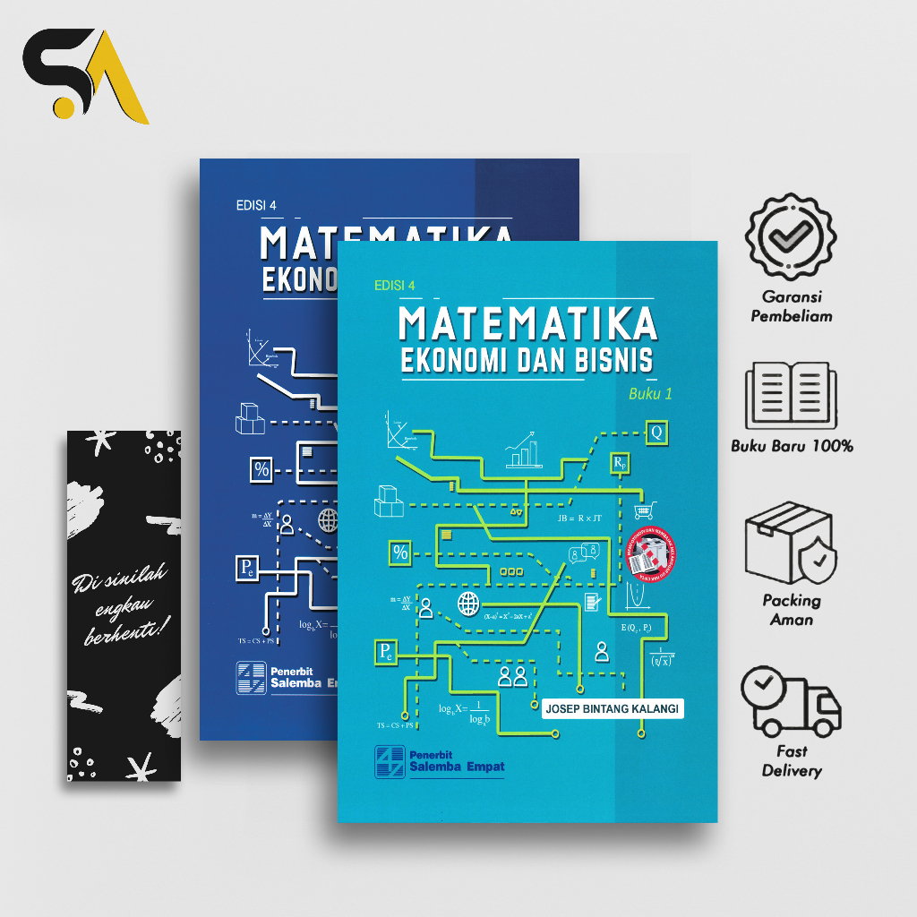 Jual PAKET Matematika Ekonomi Dan Bisnis Edisi 4 Buku 1 Dan Buku 2 By