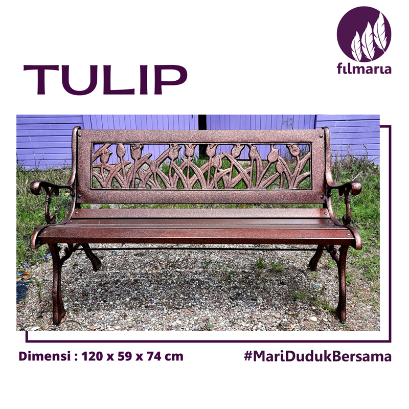 Jual Tulip Kursi Taman Besi Cor Cast Iron Shopee Indonesia