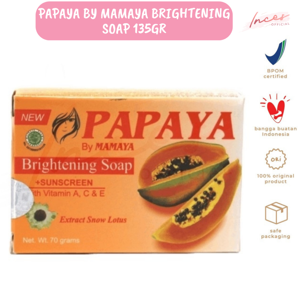 Jual PAPAYA RDL BRIGHTENING SOAP 135gr Shopee Indonesia