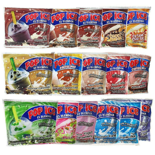 Jual RENCENGAN POP ICE ALL VARIAN 10 SACHET SEMUA RASA POPICE ES