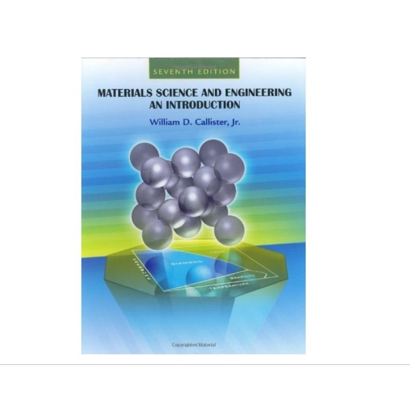 Jual Materials Science And Engineering An Introduction Th Seventh