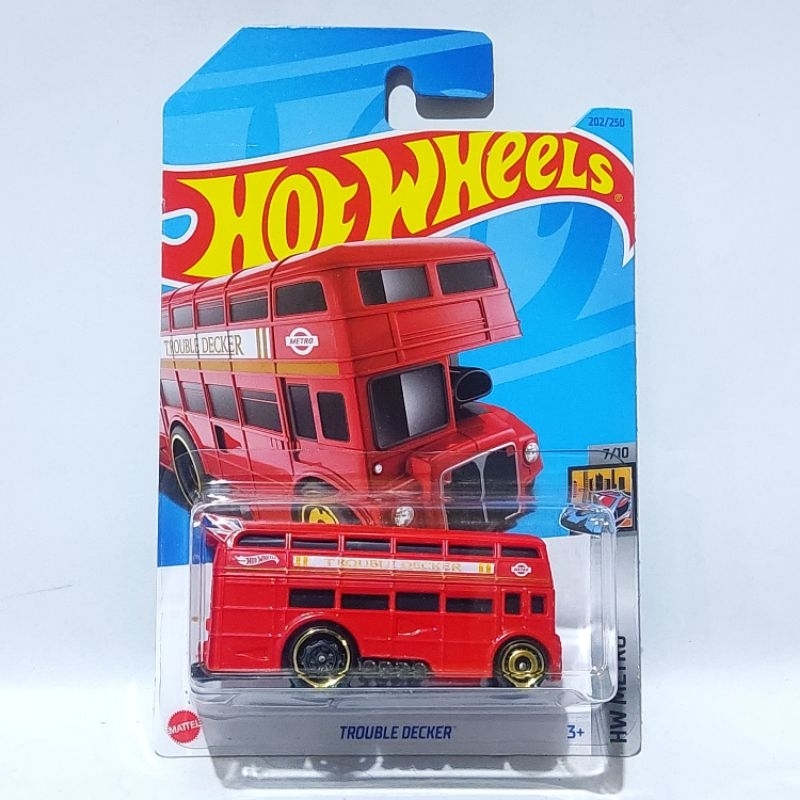 Jual Hot Wheels Trouble Decker Merah L Shopee Indonesia