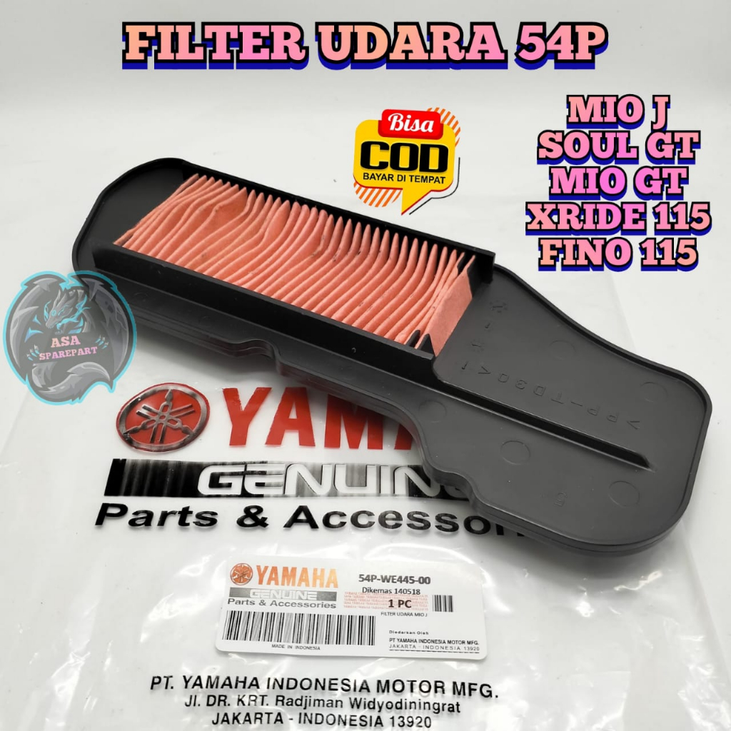 Jual FILTER UDARA SARINGAN UDARA YAMAHA 54P KUALITAS ASLI ORIGINAL