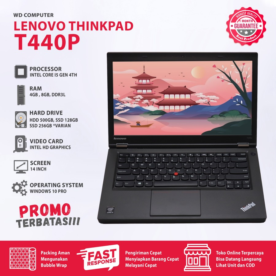 Jual Promo Gokil Laptop Lenovo T P Intel Core I Gen Siap Pakai