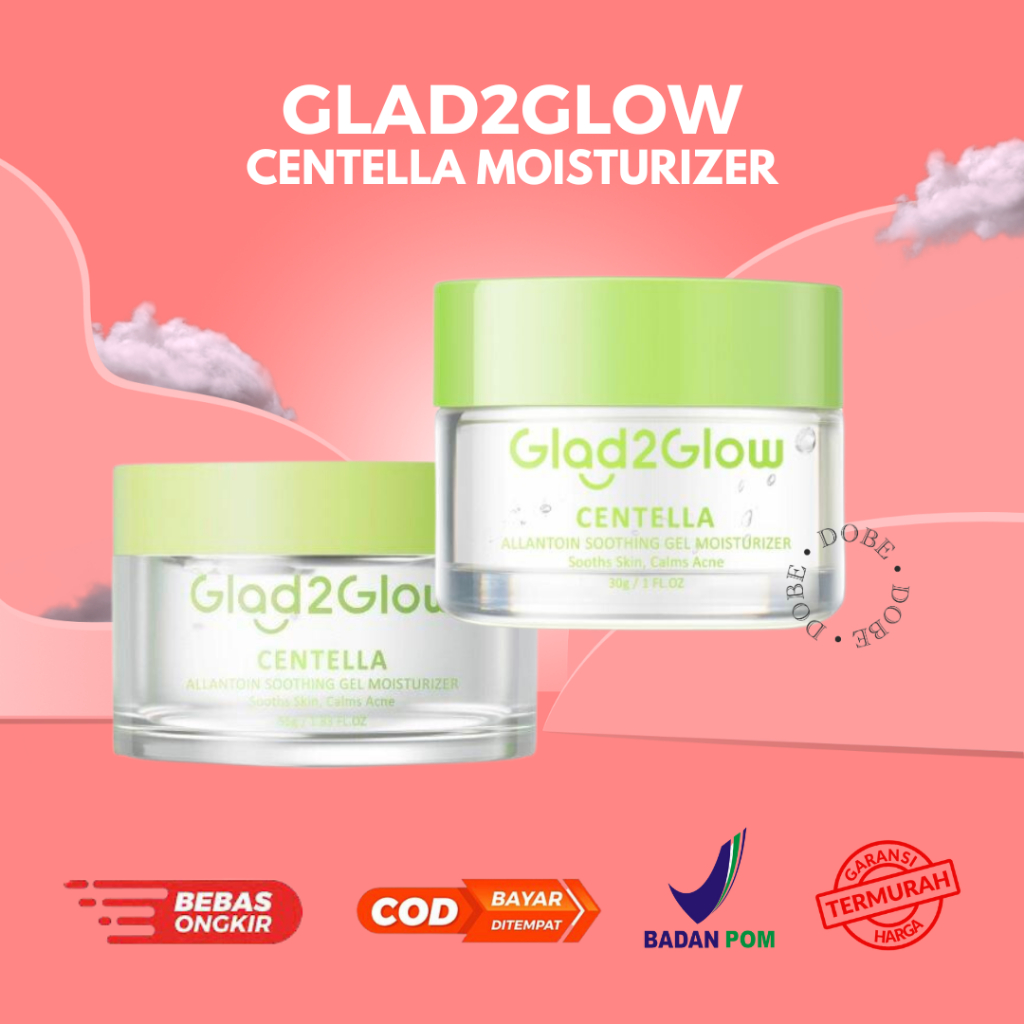 Jual Glad Glow Centella Soothing Gel Moisturizer Shopee Indonesia