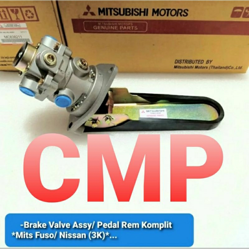 Jual BRAKE VALVE ASSY PEDAL REM KOMPLIT MITSUBISHI FUSO FM517 6D16T