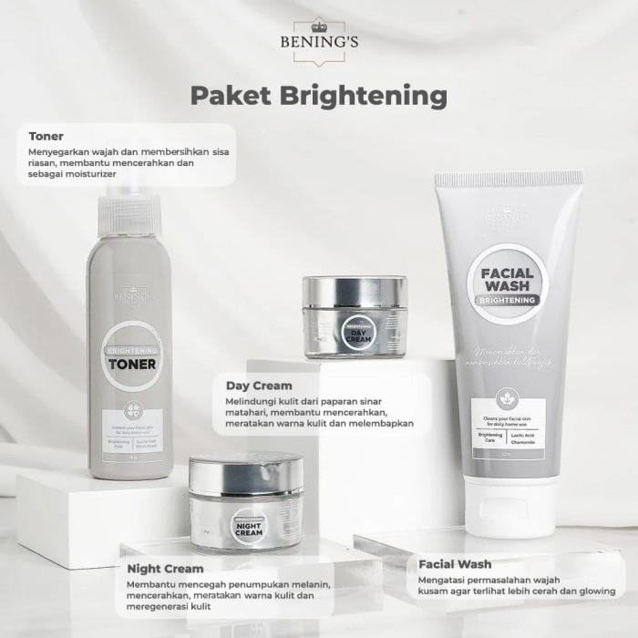 Jual Paket Brightening Acne Exclusive Paketan Pencerah Glowing Special