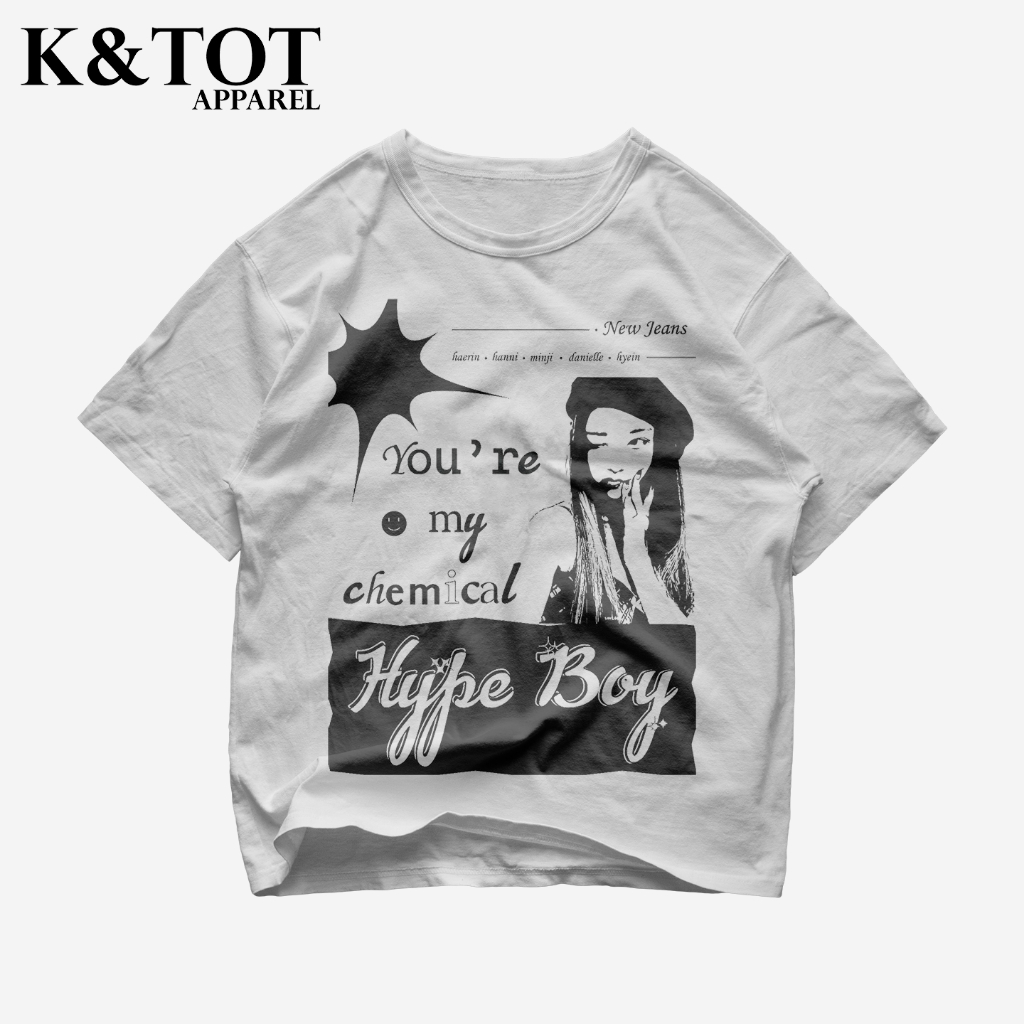 Jual Kntot Kaos Baju Newjeans You Re My Chemical Hype Boy Kpop Korean