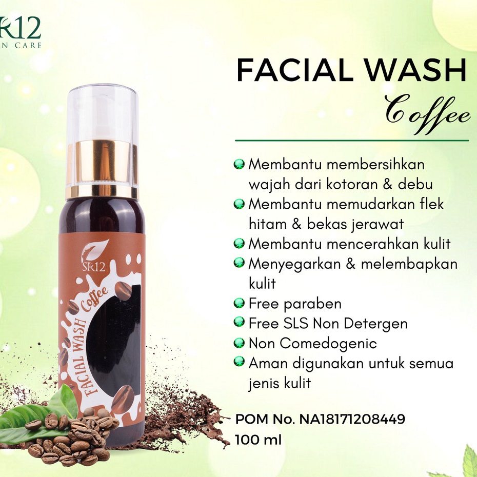 Jual Sr Original Facial Wash Coffee Sr Ml Sabun Muka Herbal