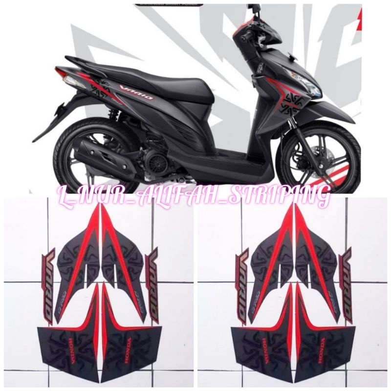 Jual Stiker Striping Lis Les Polet Body Motor Honda Vario Esp