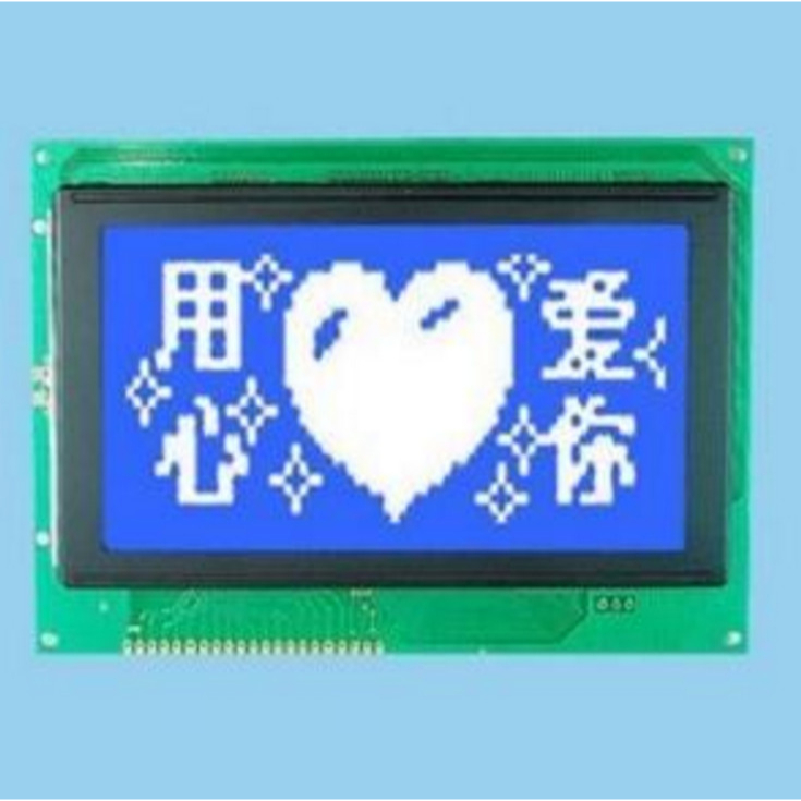 Jual LCD Graphic 240128 Biru 240x128 BLUE Backlight 5V Display V3 0 240