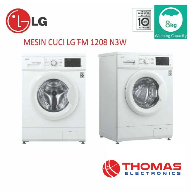 Jual Mesin Cuci Lg Kg Front Loading Fm N W Front Loading Kg