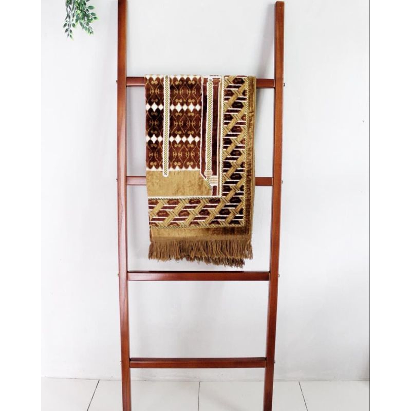 Jual Ladder Hanger Rak Tangga Kayu Untuk Handuk Sajadah Mukena Model