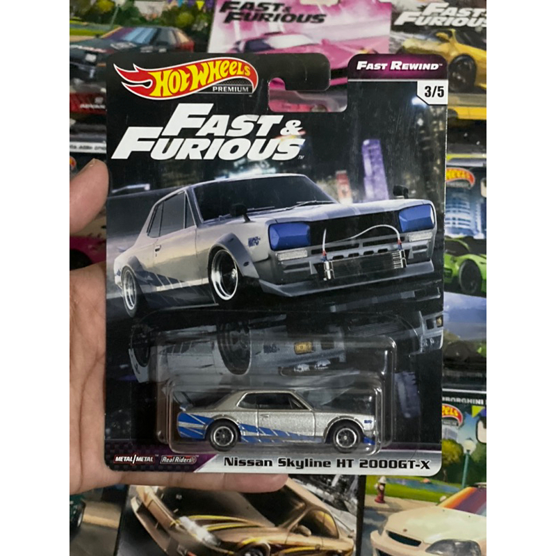 Jual Hotwheels Fast Furious Hako Nissan Skyline 2000 GT Fast Rewind