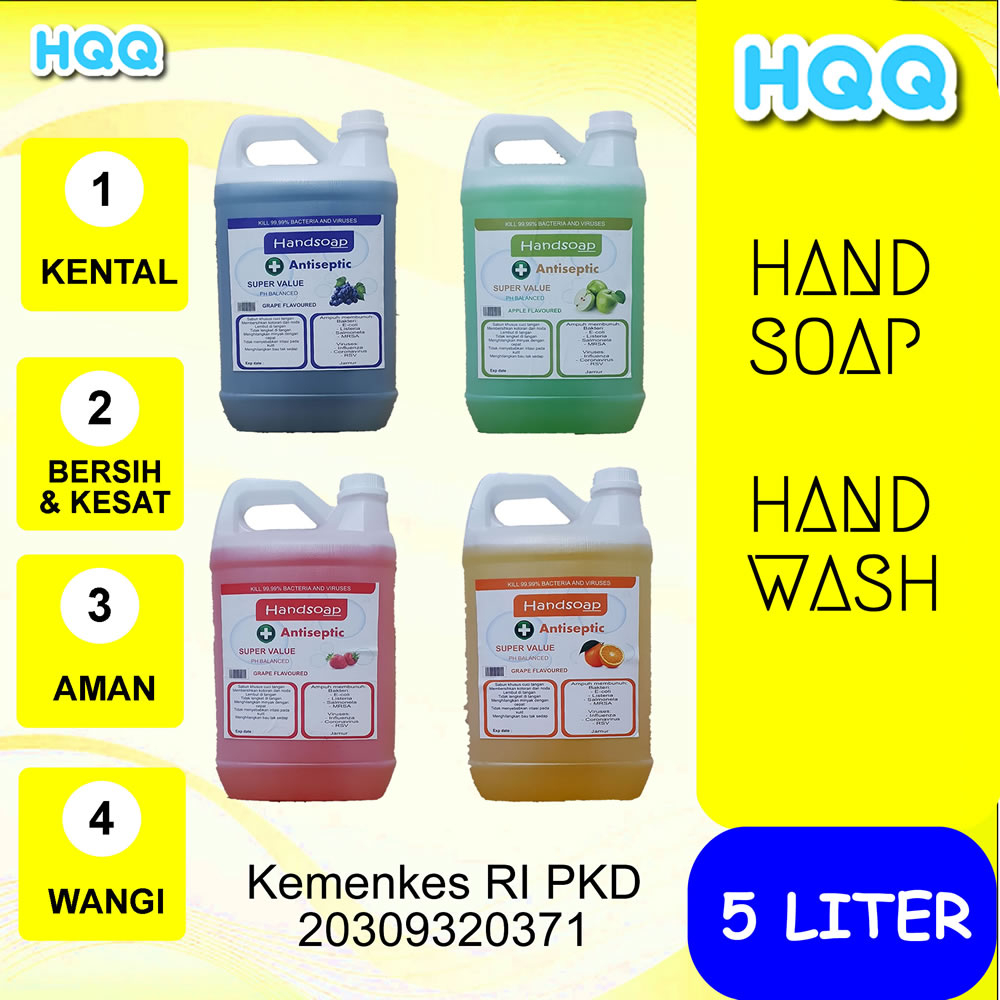 Jual Hqq Handsoap L Sabun Cuci Tangan Cair Liter Aneka Aroma