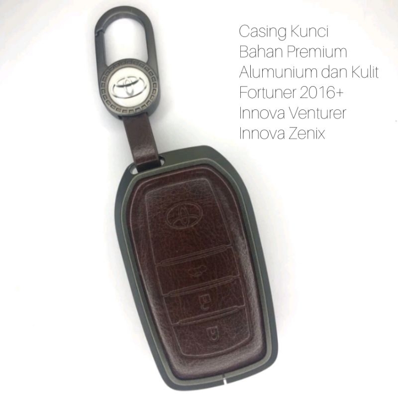 Jual Casing Kunci Toyota Fortuner Venturer Innova Zenix 3 Tombol