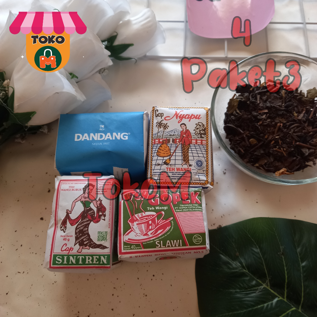 Jual Teh Tubruk 4 Paket Khas Wedangan Solo Khas Angkringan 1 TEH