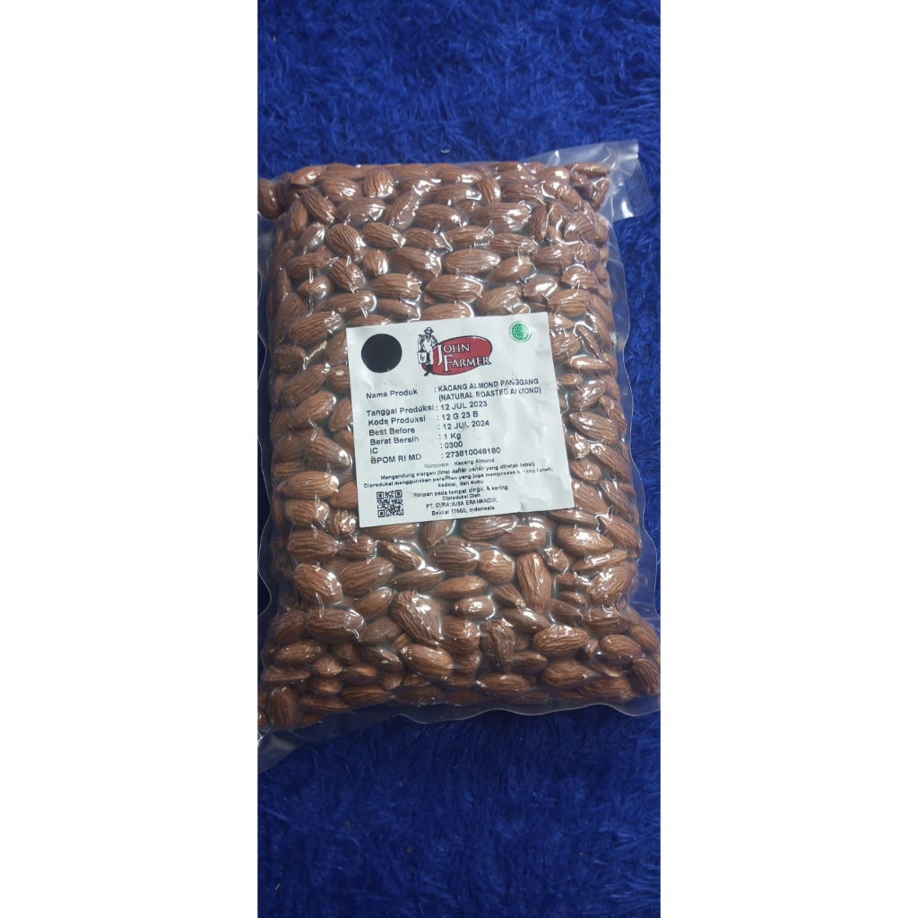 Jual Kacang Almond Panggang John Farmer Kg Shopee Indonesia