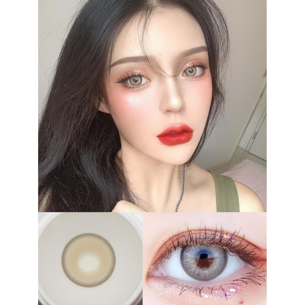 Jual Cod Mysticeyes Softlens La Girl Series Grey Color Contact Lens