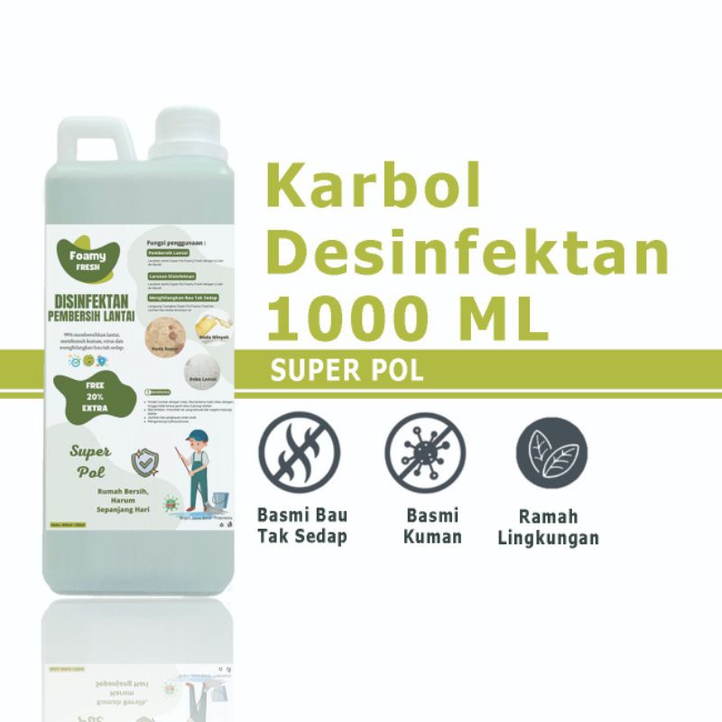 Jual Karbol Lantai Pembersih Lantai Disinfektan Literan By Foamy