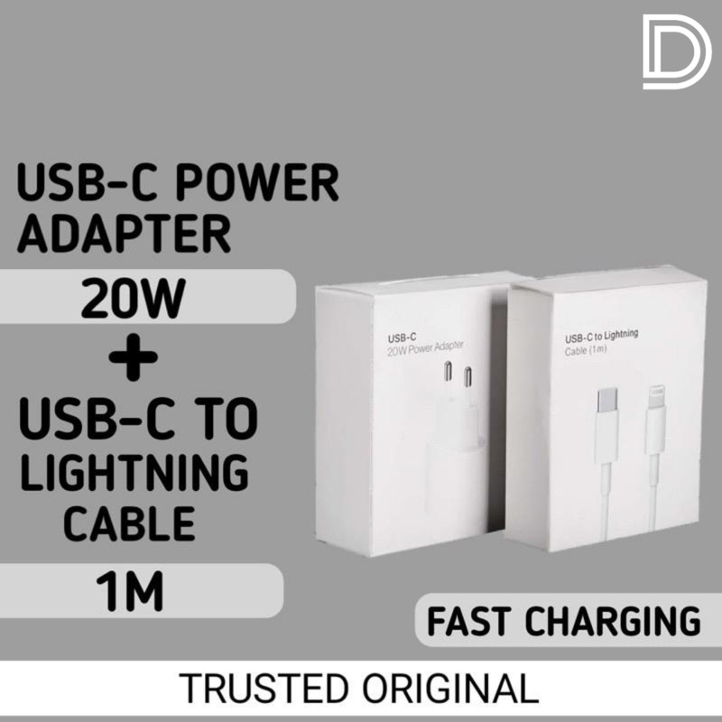 Jual Kabel Usb C To Ip Adaptor W Fast Charging Charger Ip Kabel