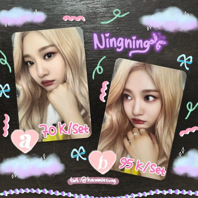 Jual Ready Stock Official Photocard Ningning Aespa Shopee Indonesia