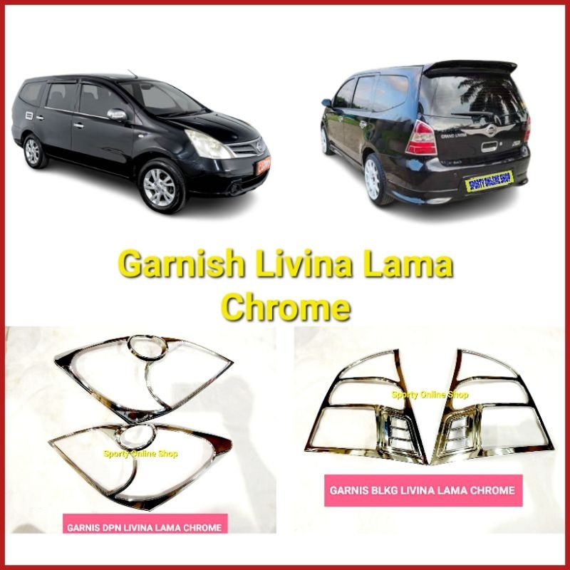 Jual Garnish Lampu Livina Lama Chrome Shopee Indonesia