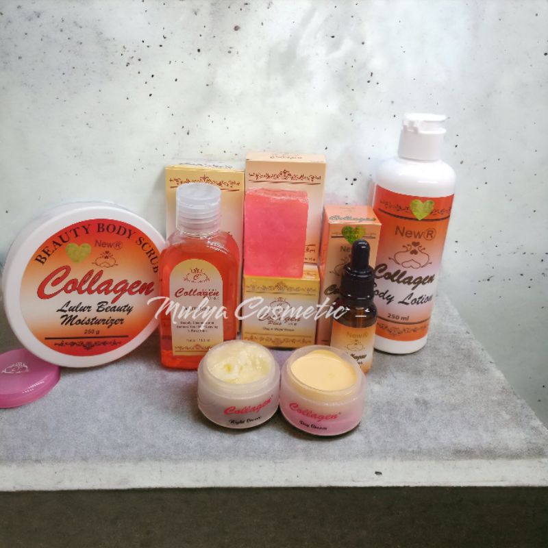 Jual Paket Cream Collagen Glowing Super Komplit Shopee Indonesia