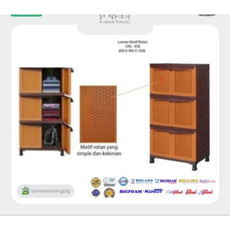 Jual LEMARI CABINET MODERN LEMARI NAPOLLY TERBARU LEMARI PAKAIAN CRS