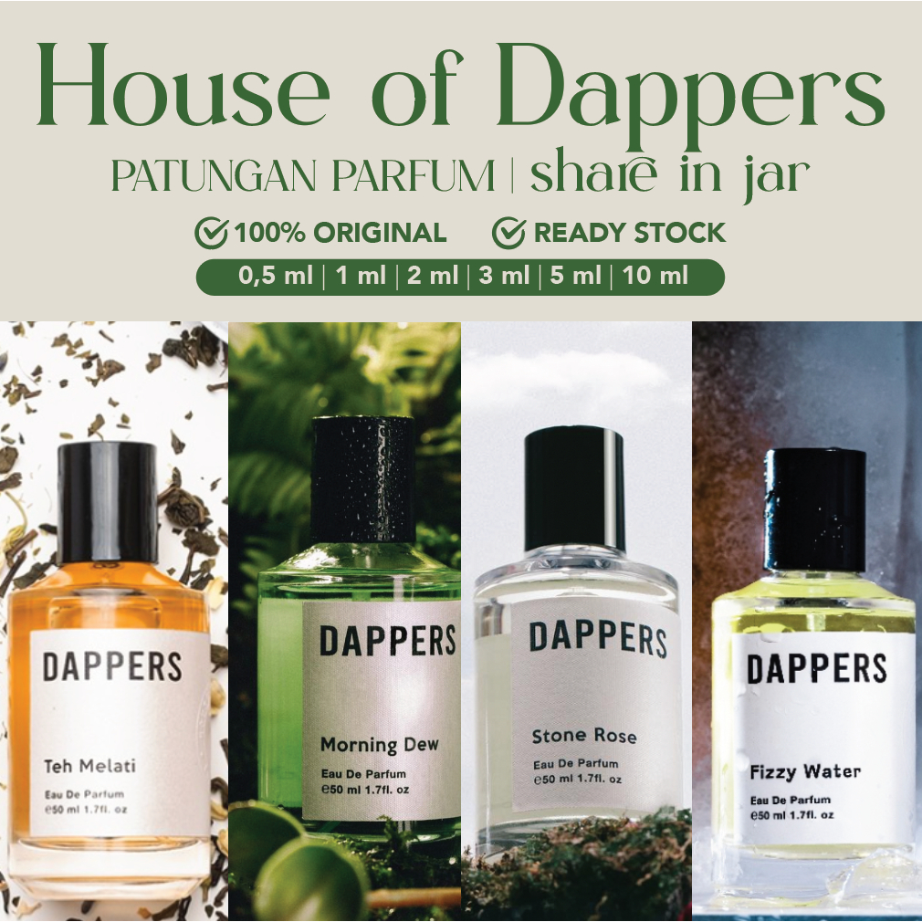 Jual Decant House Of Dappers Teh Melati Fizzy Water Morning Dew Stone