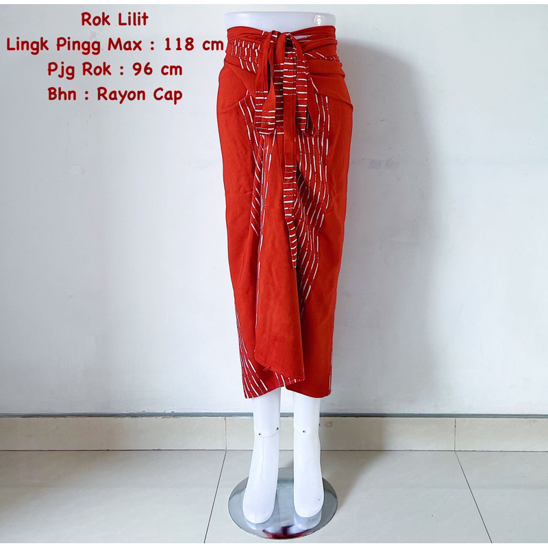 Jual Rok Lilit Instan Wrap Skirt Batik Jumputan Handmade Solo Shopee