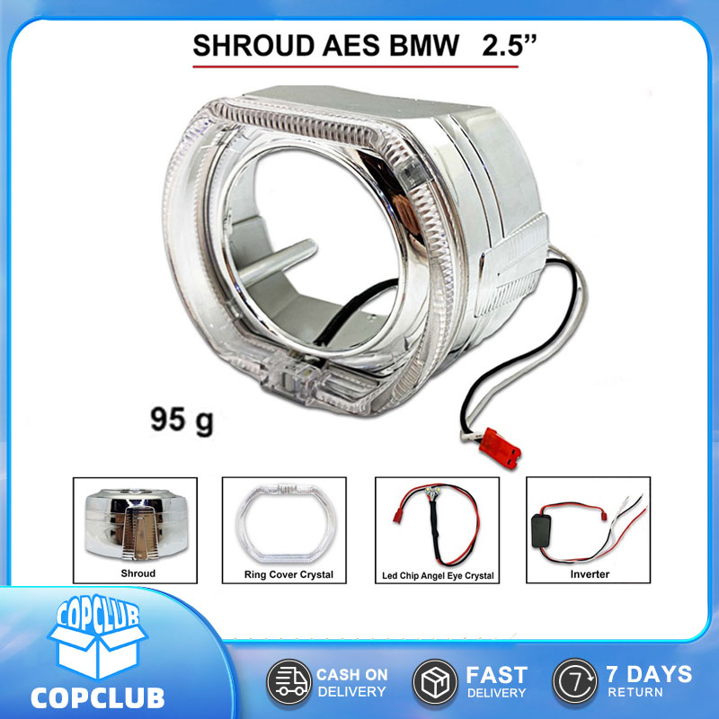 Jual Shroud Angel Eyes Biled Projector Tipe Bmw Full Inch Angel